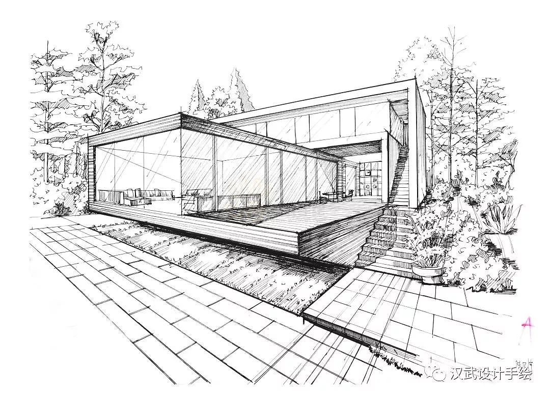 环艺手绘静态写生优秀作品分享