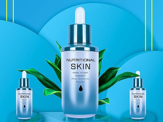 护肤品海报制作