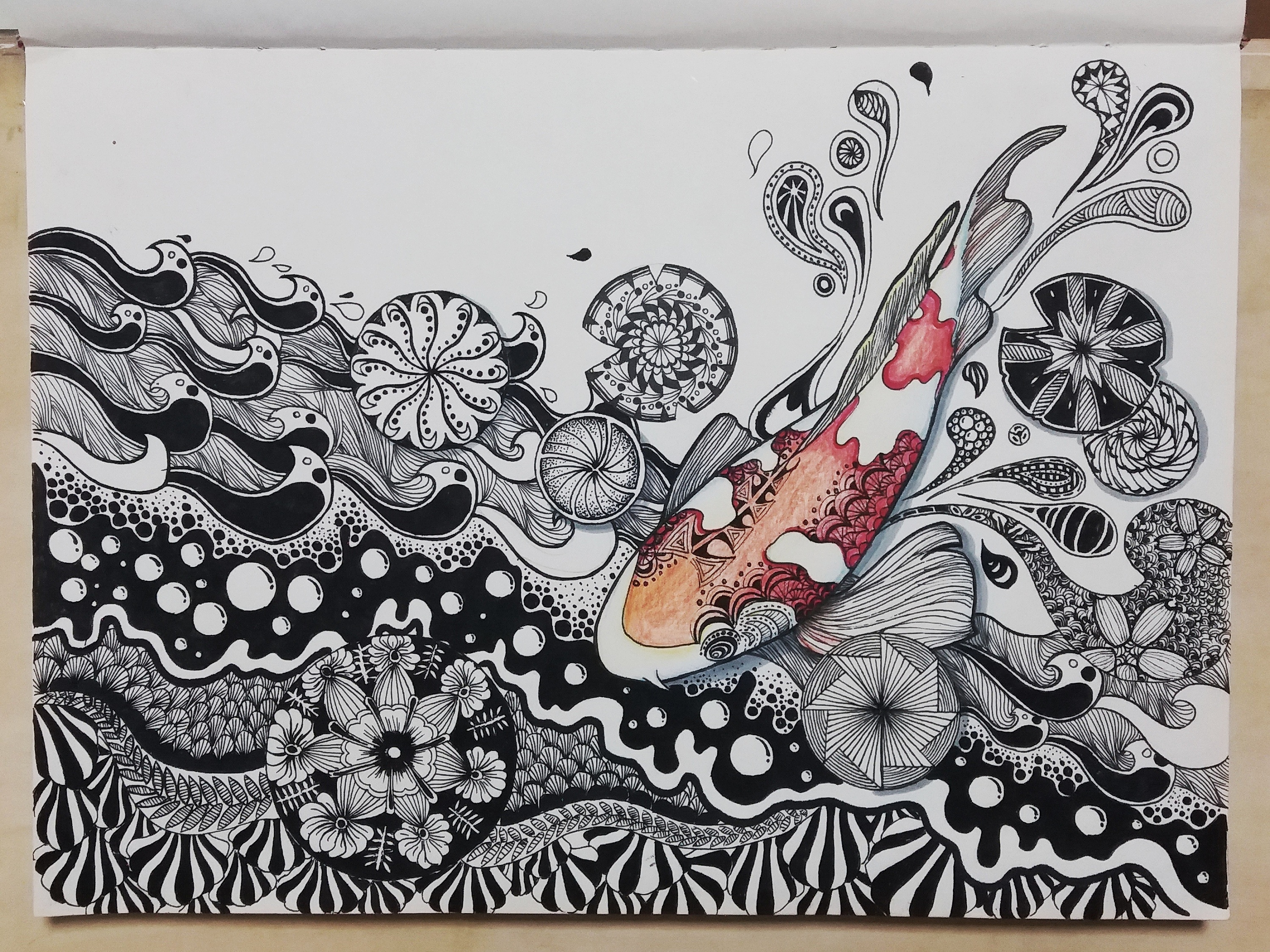 一条锦鲤|插画|涂鸦/潮流|李夏 - 原创作品 - 站酷 (zcool)