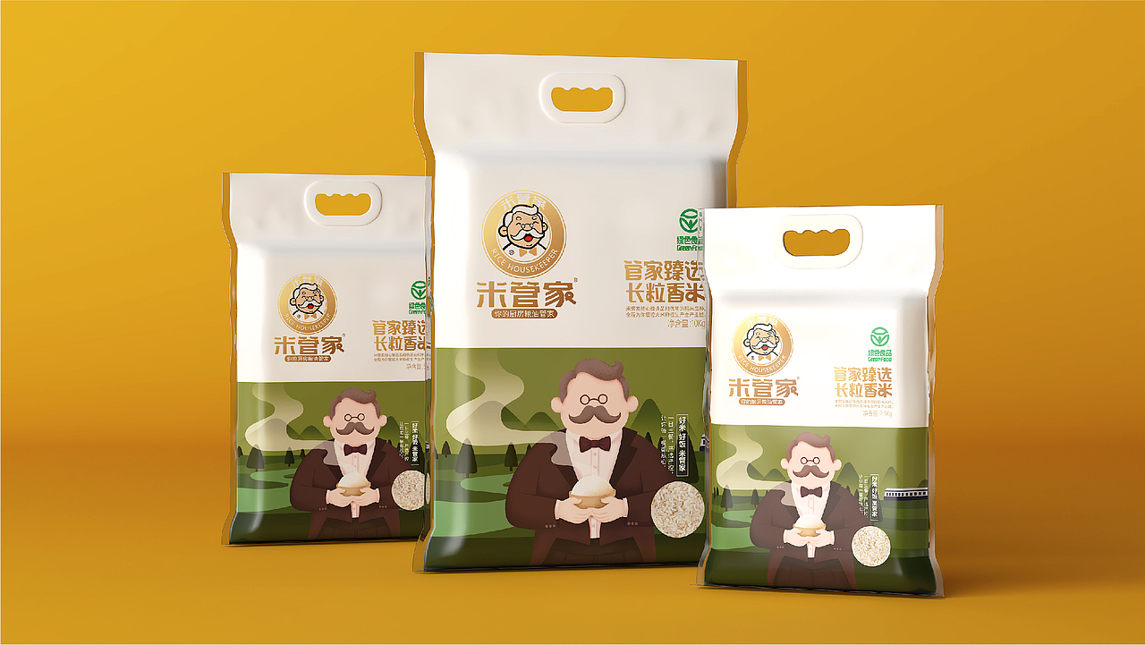 大米包装设计（图ZMjY5NTUyODQ4） - 包装 - 站酷设计师食品包装王菲原创素材 - 站酷ZCOOL