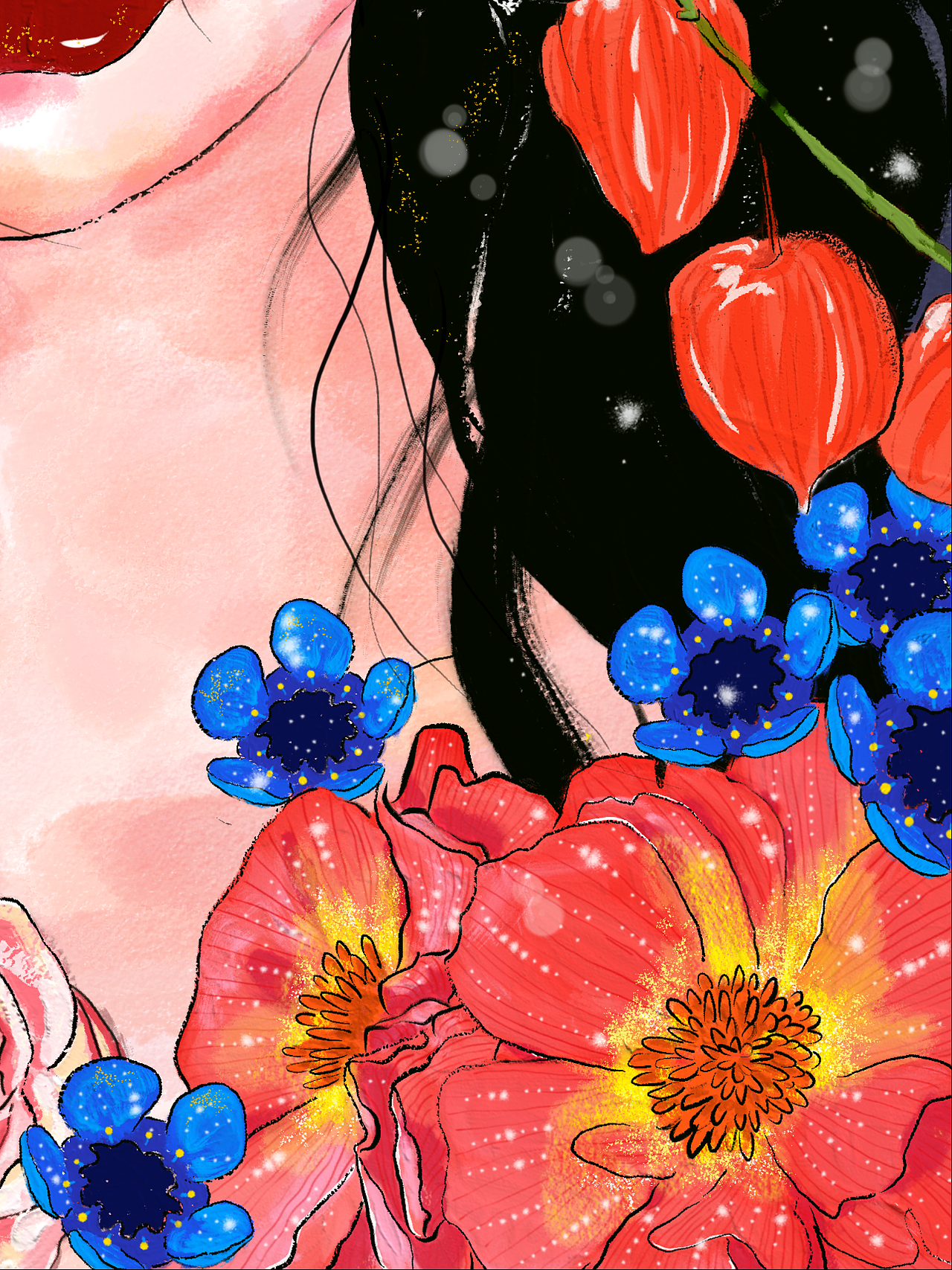 繁花如梦（图ZMjQyODU2MDA4） - 创作习作 - 站酷设计师姚醒醒原创素材 - 站酷ZCOOL