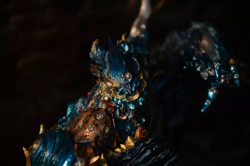 好久前涂的一款,青鬼|手工艺|手办/模玩|梵莫_原创作品-站酷zcool