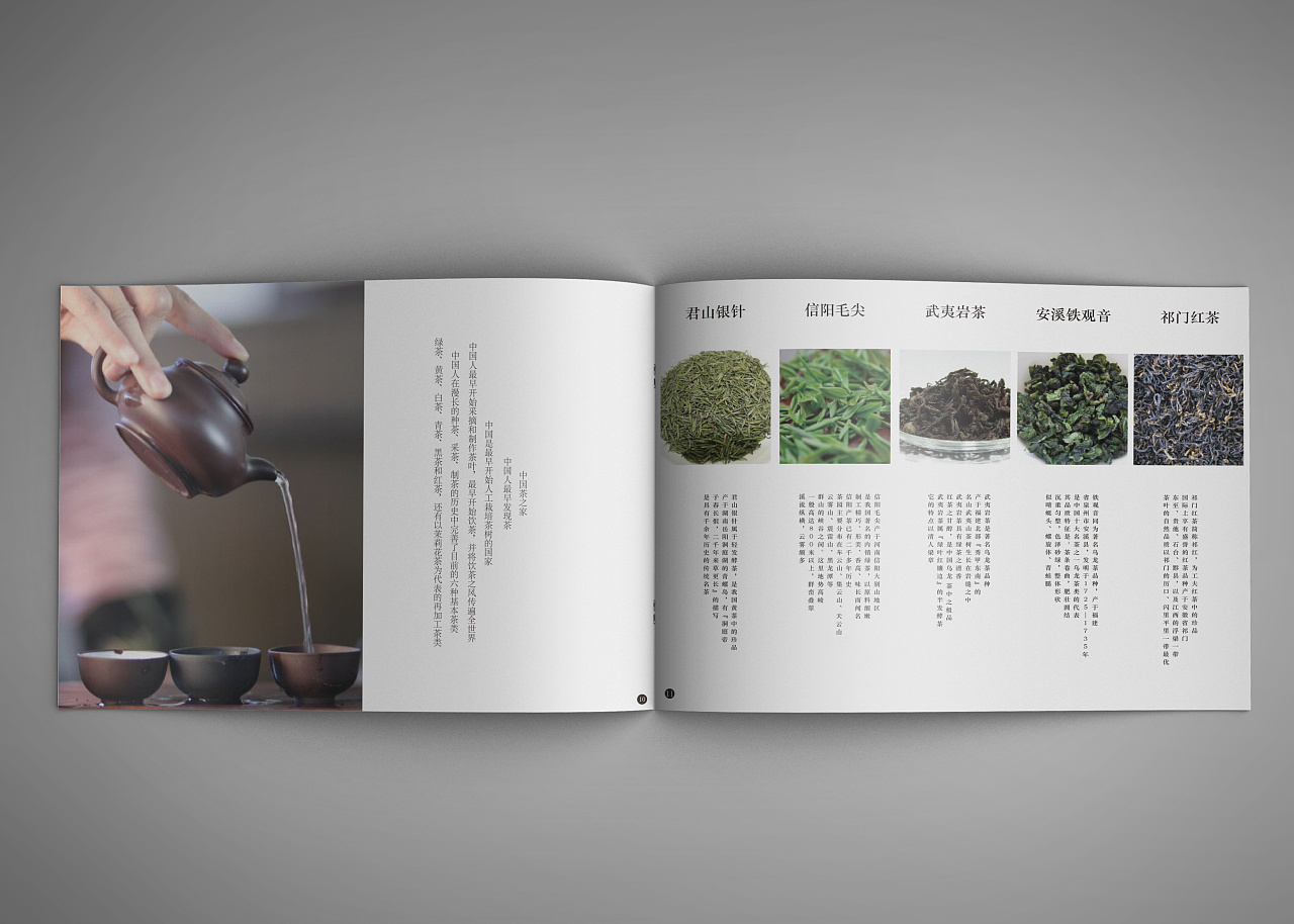茶叶画册