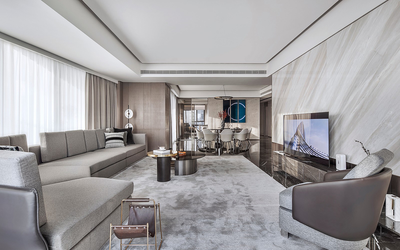 绍兴源盛·云锦中心大平层（图ZMjk1NTAyMjQ4） - 家装设计 - 站酷设计师越不繁原创素材 - 站酷ZCOOL