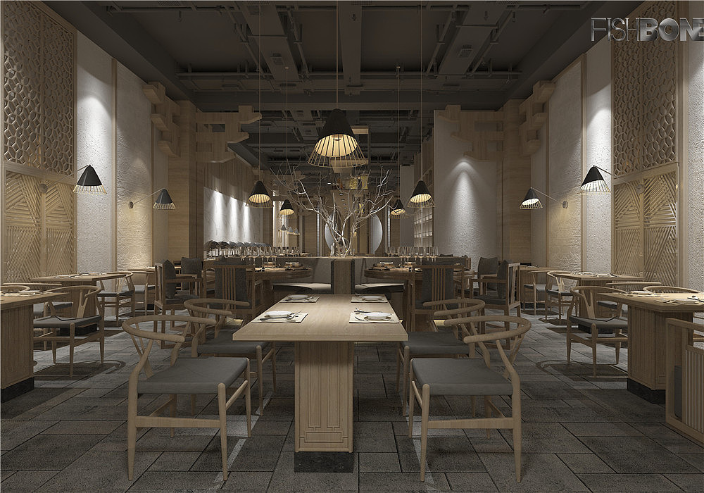 鱼骨设计——某婚礼产业园区餐厅（图ZMTk2NDg4ODA0） - 家装设计 - 站酷设计师鱼骨设计事务所原创素材 - 站酷ZCOOL