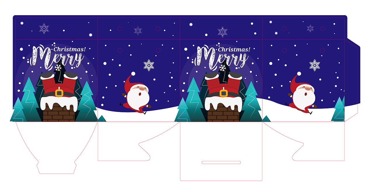 圣诞苹果手提盒设计（图ZMjA2NDkxOTcy） - 包装 - 站酷设计师森林木偶原创素材 - 站酷ZCOOL