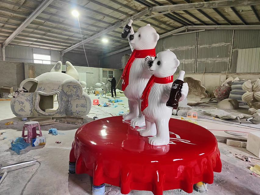 可口可乐北极熊（图ZMzIxNjM5NjA0） - 手办/模玩 - 站酷设计师瞳天雕塑工艺品原创素材 - 站酷ZCOOL