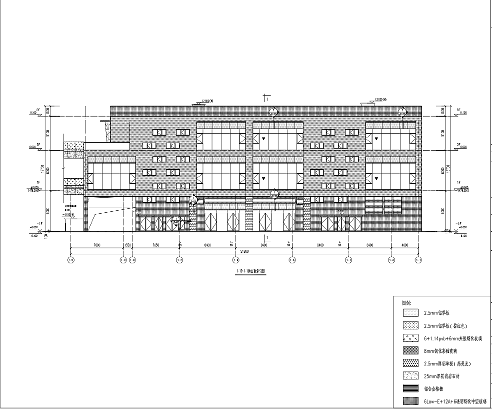 幕墙施工图部分分享