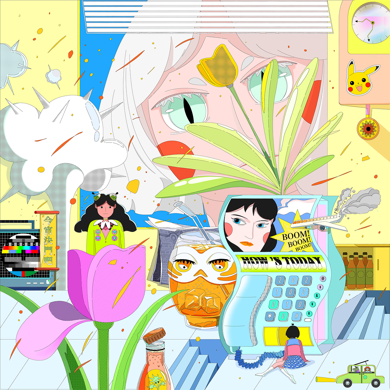 無盡夏（圖ZMjkyNDUyMjky） - 藝術(shù)插畫 - 站酷設(shè)計師西椰子原創(chuàng)素材 - 站酷ZCOOL