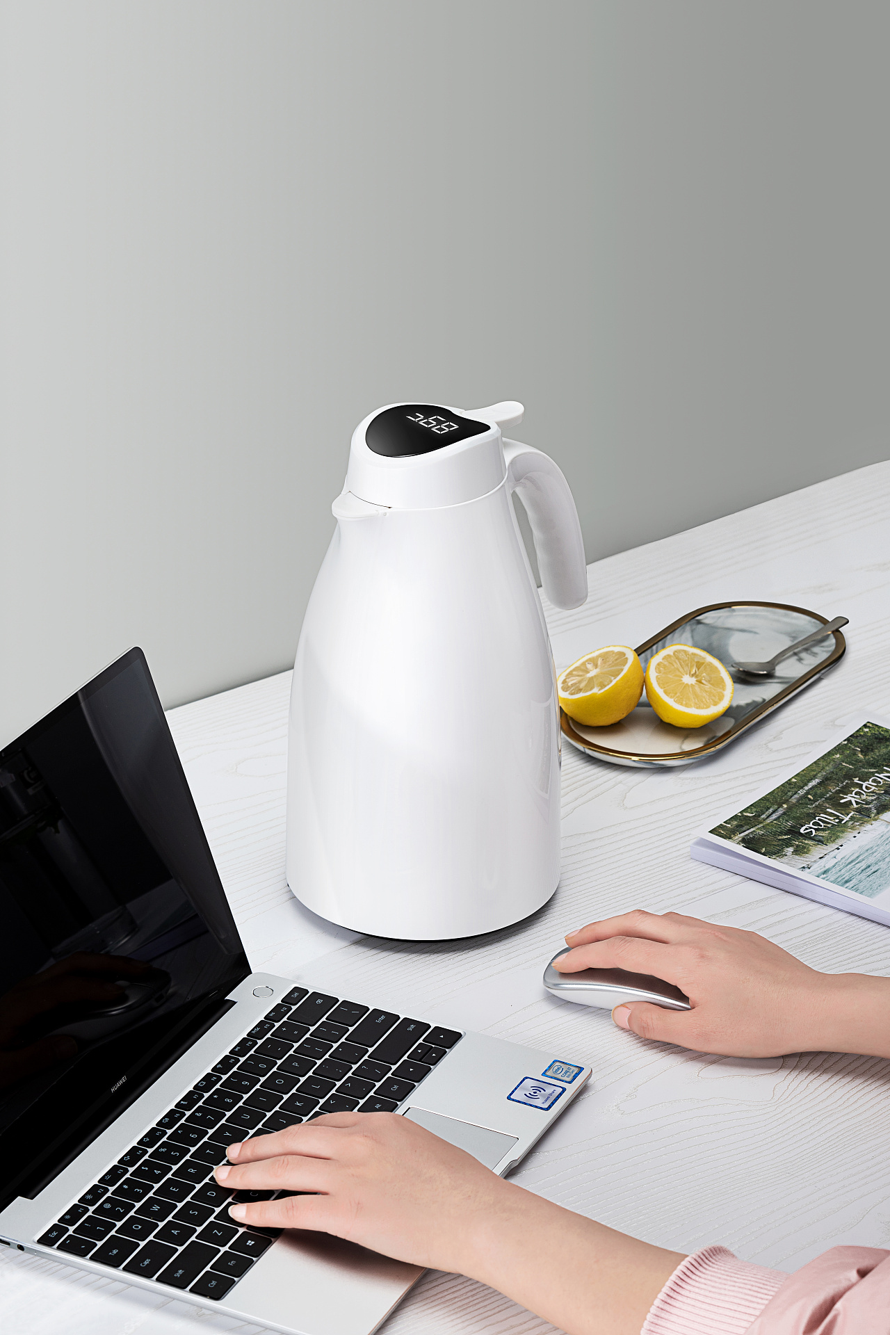 南极人-智能保温壶拍摄