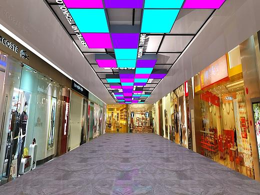 科技商场美陈科技风网红系