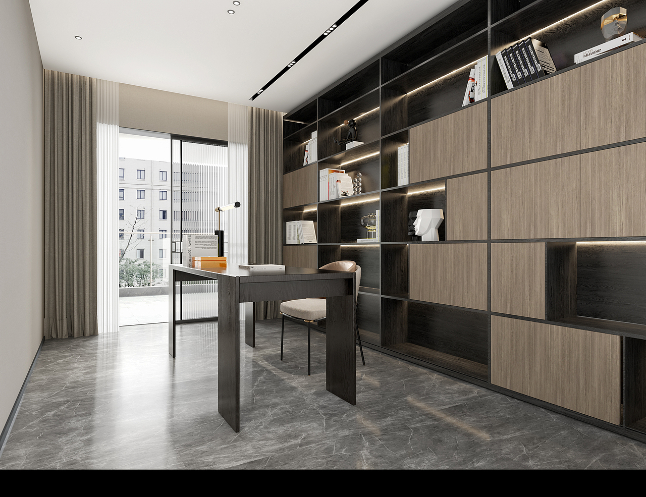 【合极肆方设计】-广州平层豪宅