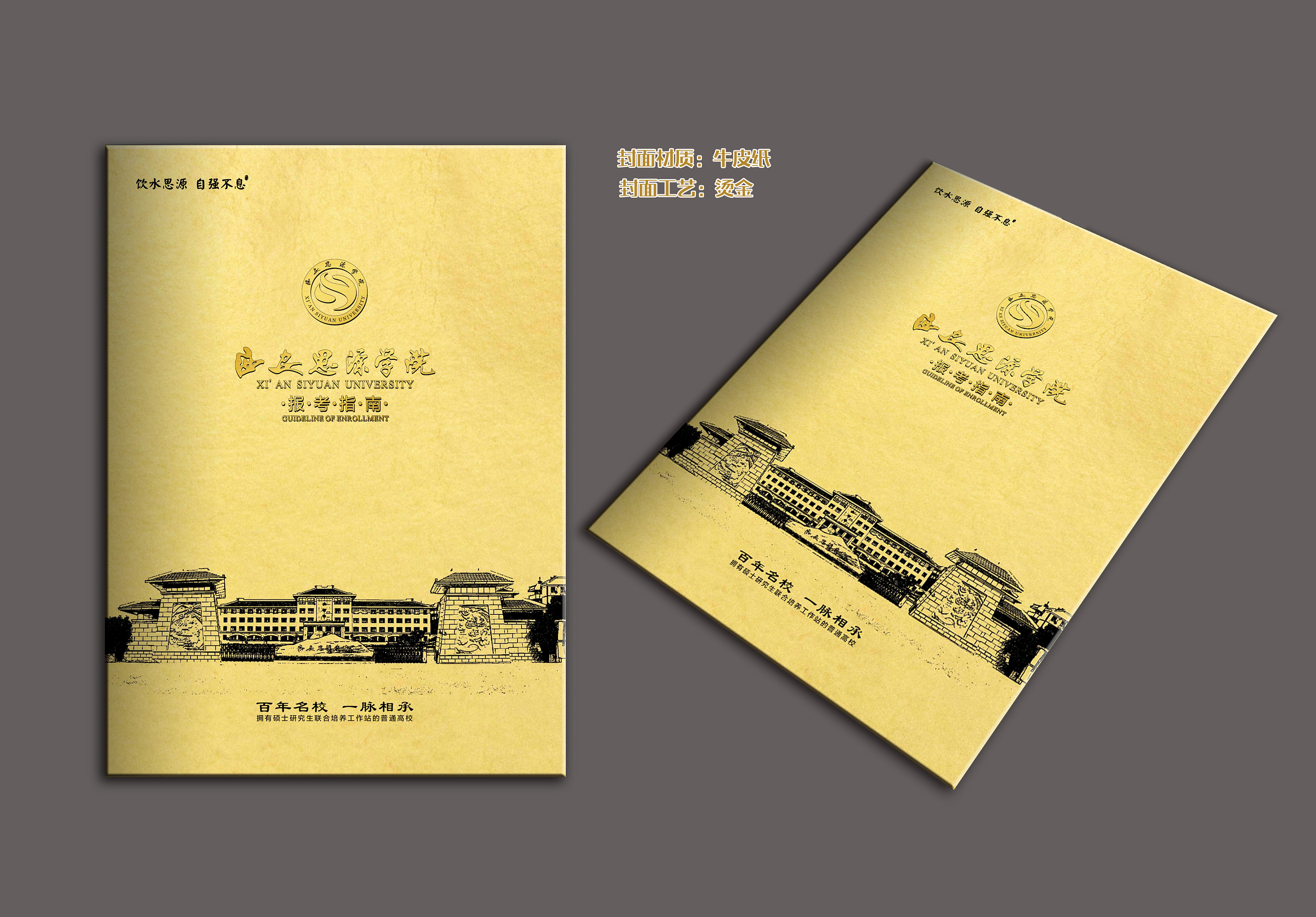 高校招生宣传册设计