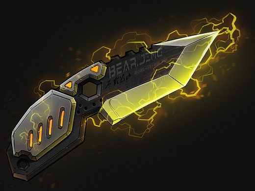 武器插画-游戏原画13302擂猴1年前消毒液手雷_思辨装置设计纯艺术