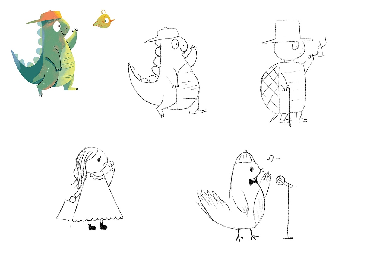 线条练习（图ZMjU5Njc1OTYw） - 商业插画 - 站酷设计师鱼木木是林小鱼原创素材 - 站酷ZCOOL