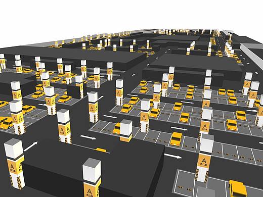 3D停车场室内导航
