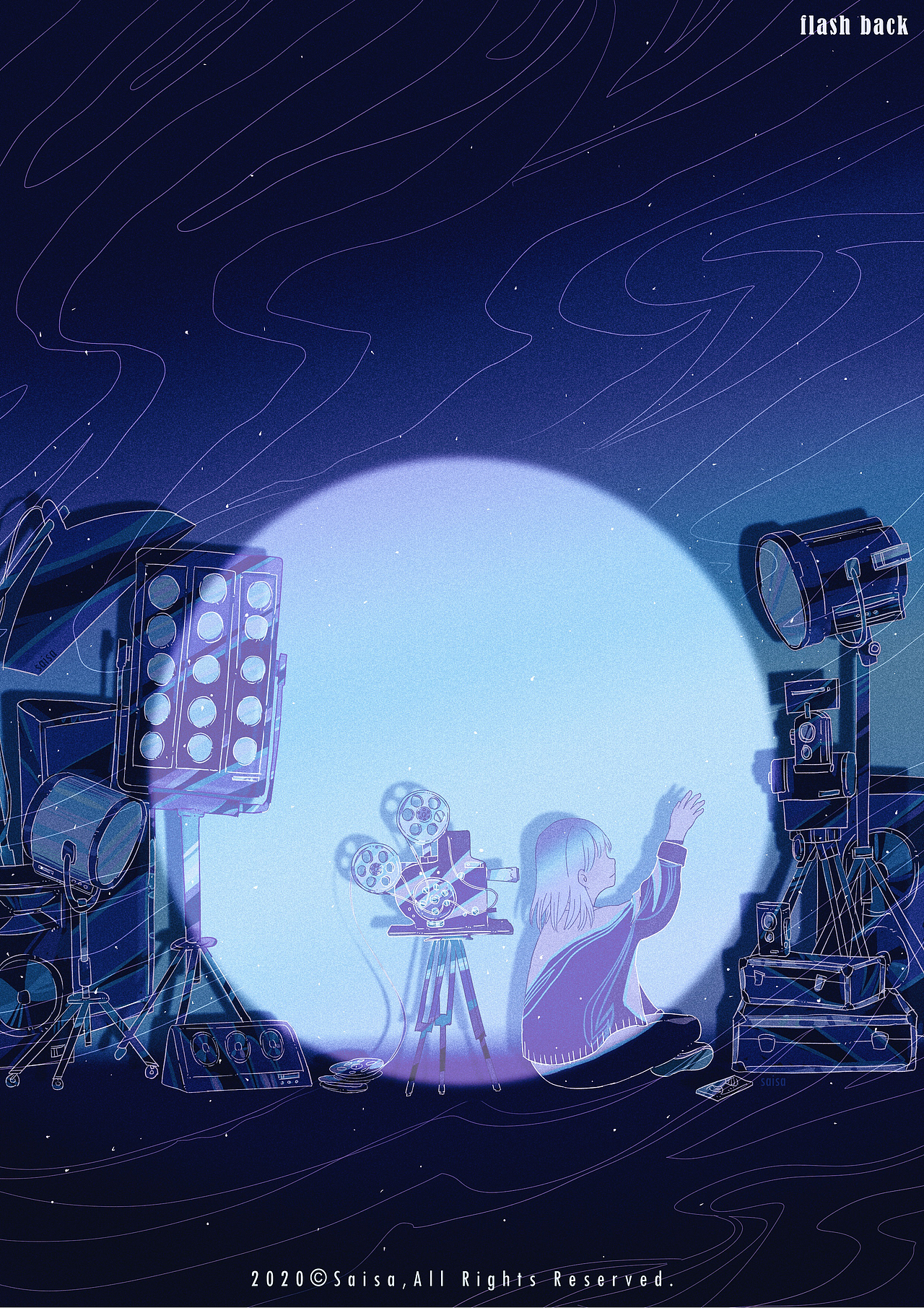 2020岁差的不眠夜（插画年终总结）（图ZMjQwNzI0NjMy） - 艺术插画 - 站酷设计师岁差原创素材 - 站酷ZCOOL