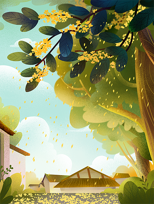 工作图|扁平噪点材质画风（图ZMjY1MjkxNzg4） - 商业插画 - 站酷设计师摸鱼的大西呱原创素材 - 站酷ZCOOL