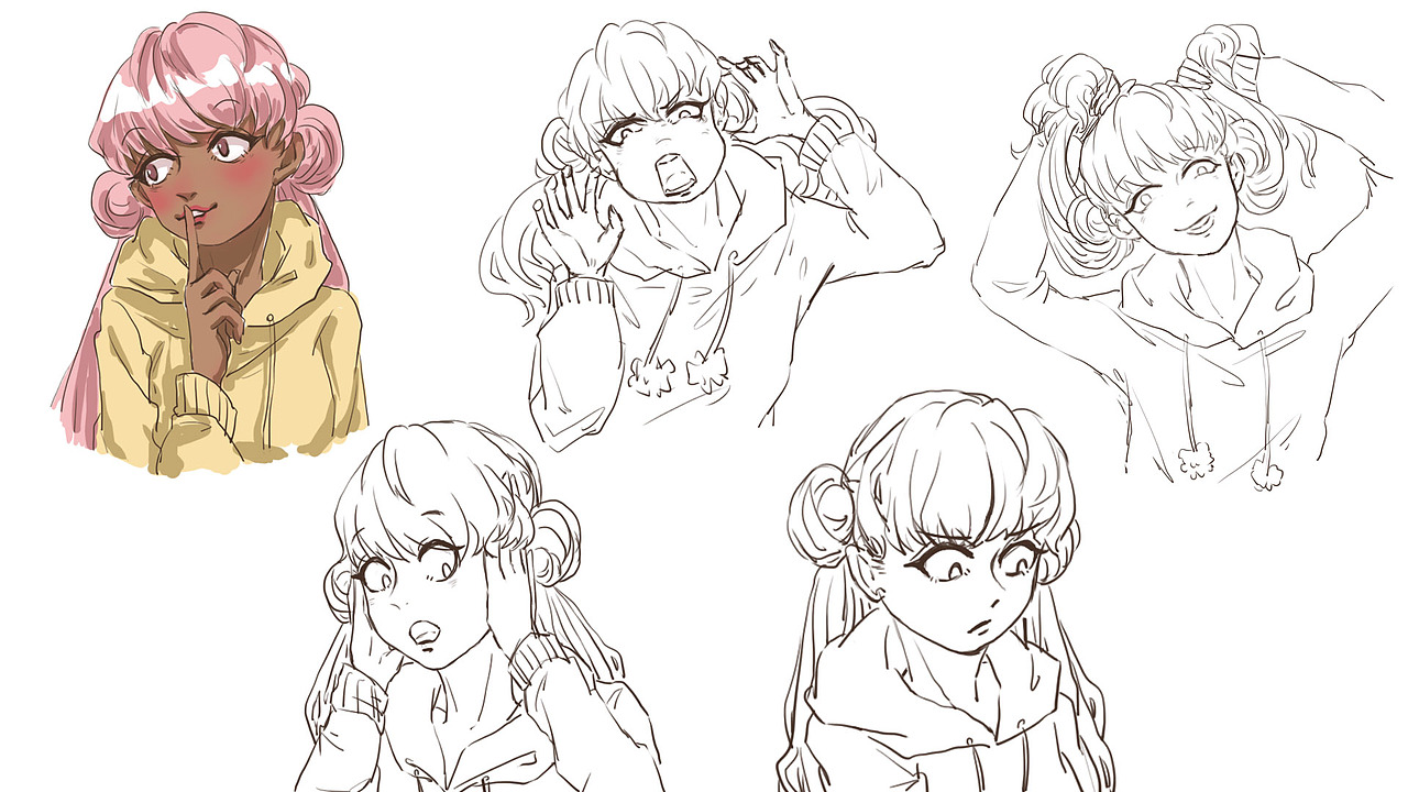 动画设计的课结课噜—人物篇（图ZMTM1NzE3NDUy） - 其他动漫 - 站酷设计师吐吗吐大王原创素材 - 站酷ZCOOL