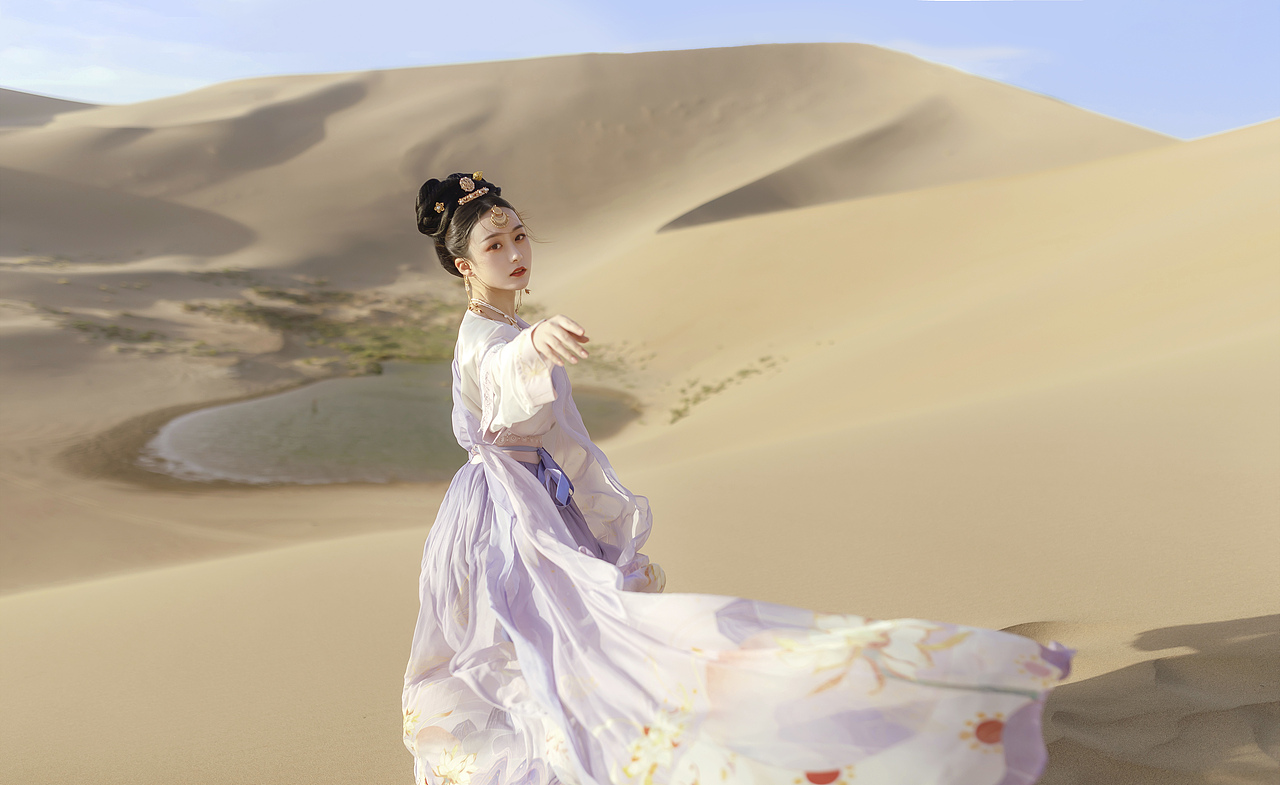 汉服设计-【鹿饮溪】（图ZMjI0ODI3Mjg0） - 传统/民族服饰 - 站酷设计师唐梨原创素材 - 站酷ZCOOL