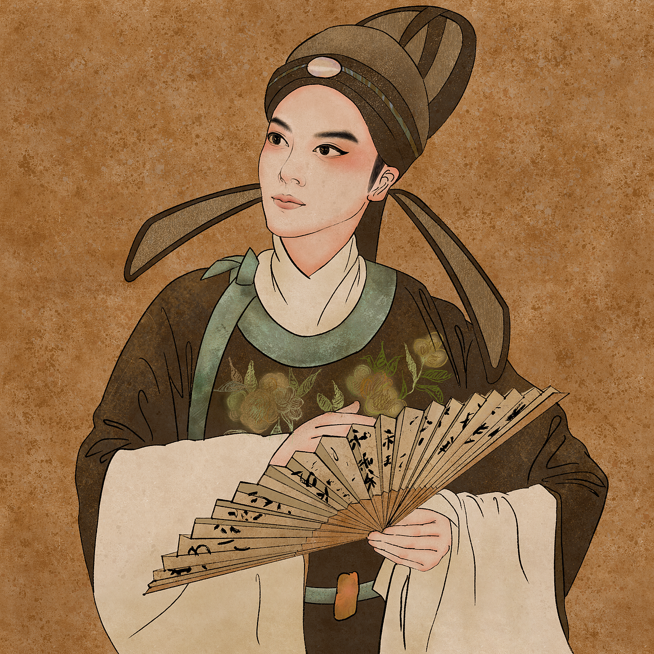 戏曲《桃花扇》——侯朝宗（图ZMzA4MTI5OTEy） - 创作习作 - 站酷设计师君迷原创素材 - 站酷ZCOOL