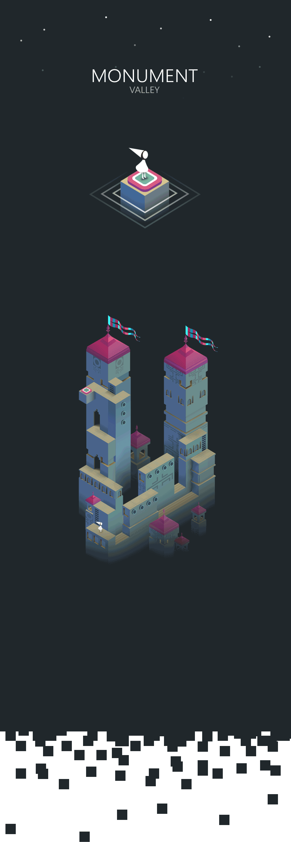 纪念碑谷MONUMENT VALLEY 界面临摹（图ZNDAxMTUwMTI=） - APP界面 - 站酷设计师Moondog原创素材 - 站酷ZCOOL