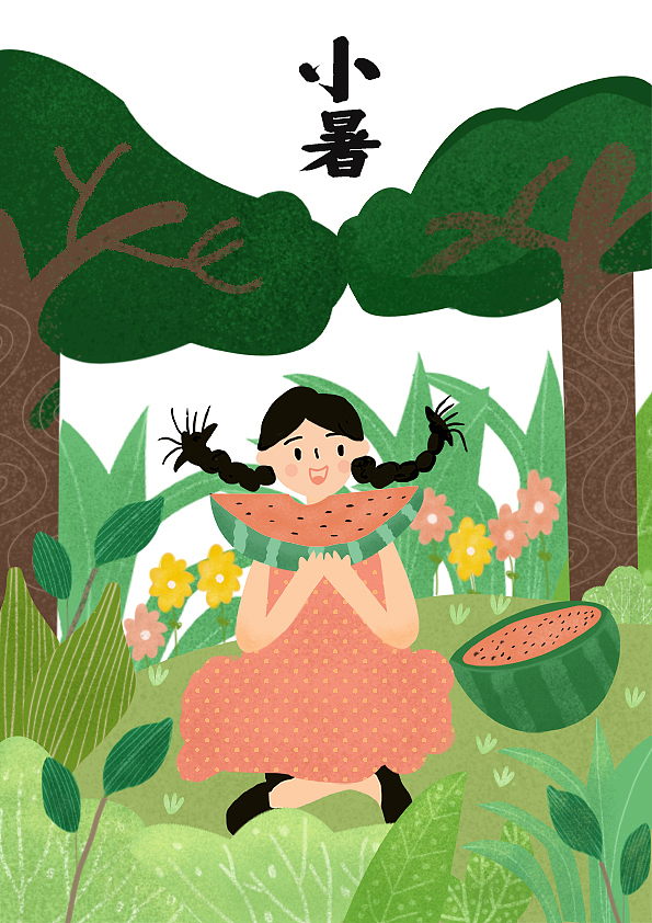 二十四节气 插画（图ZMjU4NzU4NzQ4） - 商业插画 - 站酷设计师萤火虫白玲原创素材 - 站酷ZCOOL