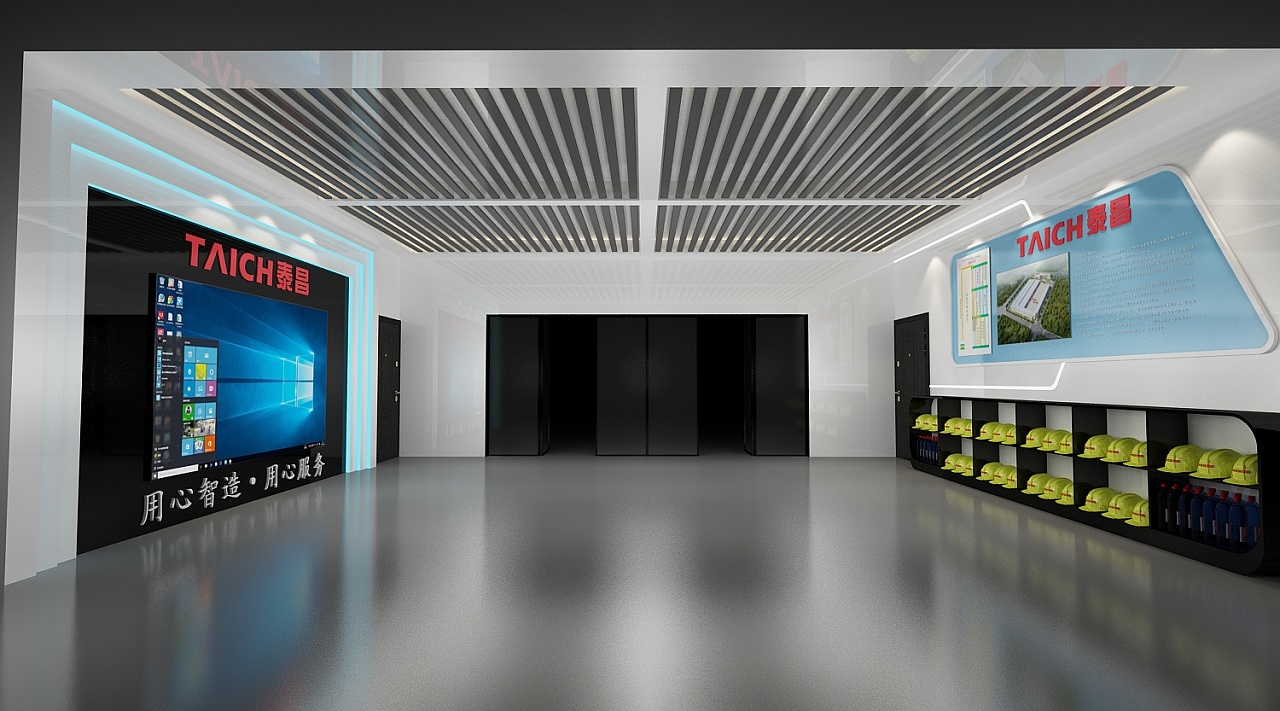 泰昌车间展厅3d效果图|三维|展览|不求人_ph - 原创作品 - 站酷