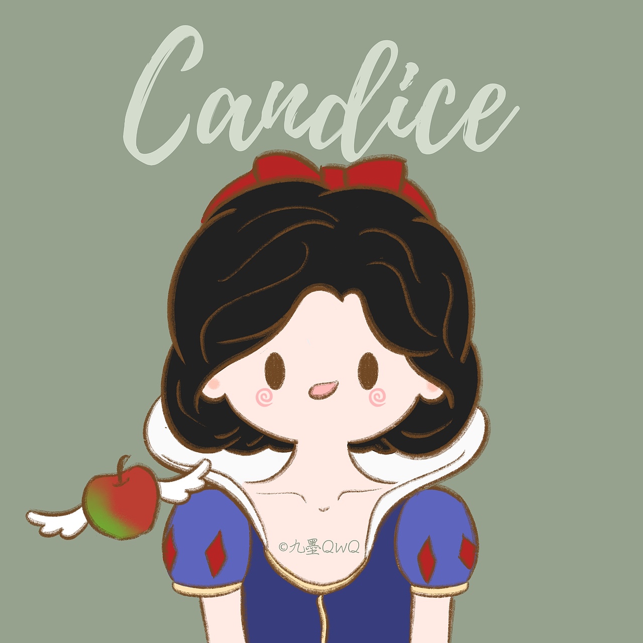 日常丨q版迪士尼公主