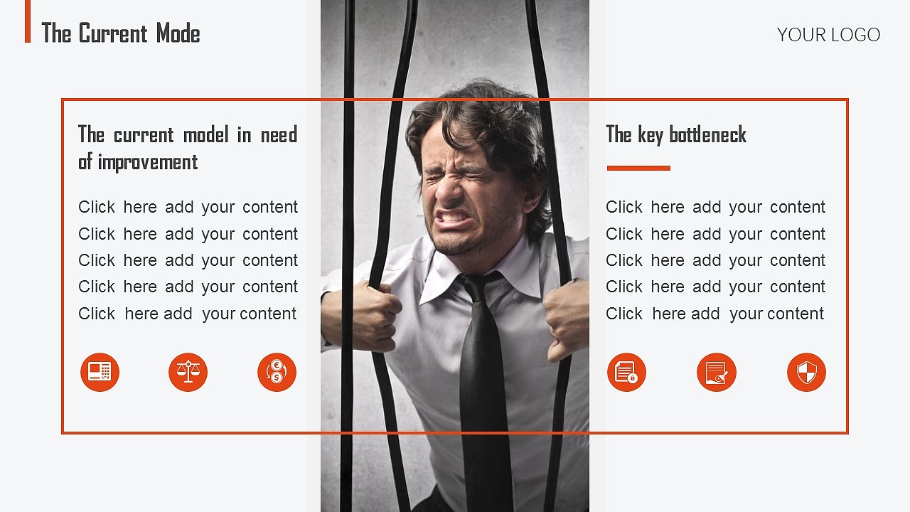 2017通用项目宣传推广红蓝金3色PPT模板