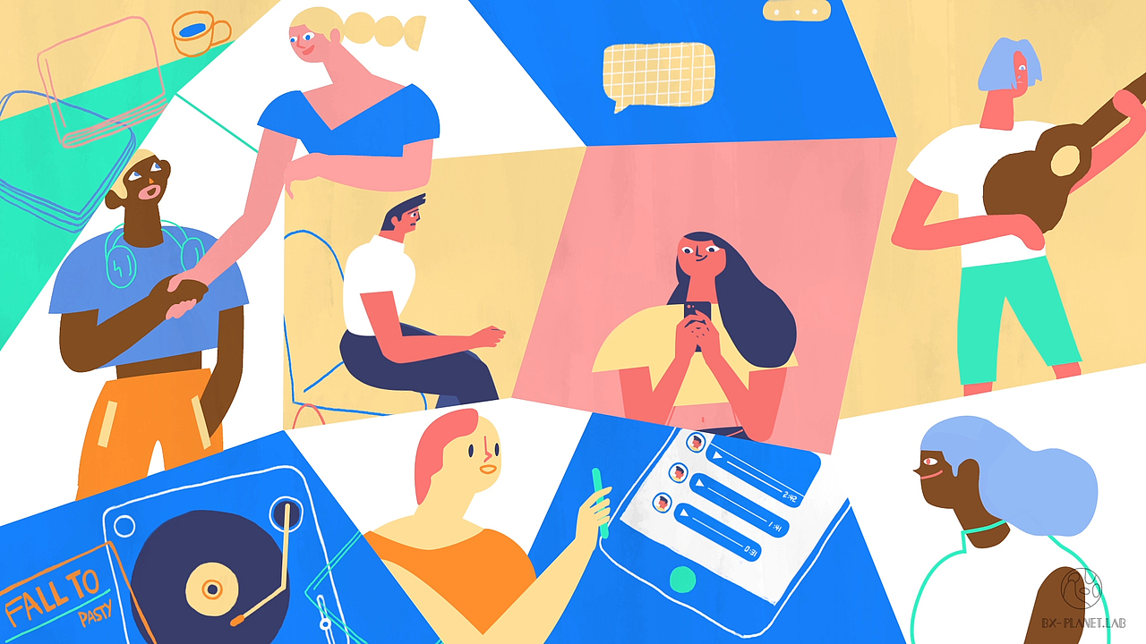 知乎Live 一周年，我们的故事，从这里开始（图ZNzk2ODkxMzY=） - Motion Graphic - 站酷设计师BXplanet原创素材 - 站酷ZCOOL