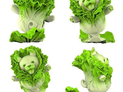 【蔬菜精灵3D模型展示】叶菜哈巴