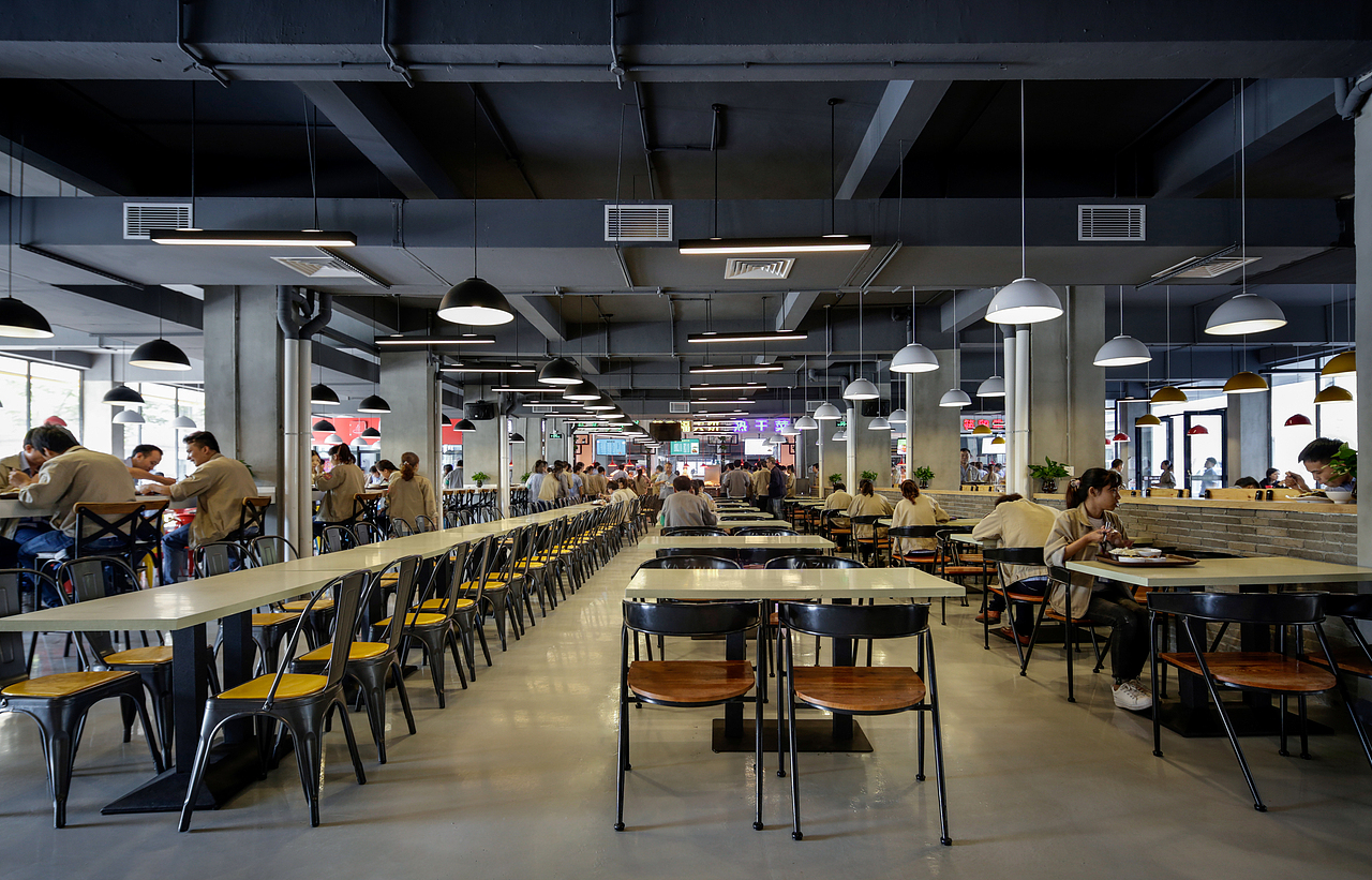 ｜东莞时代工厂职工食堂｜ 空间摄影（图ZMTU0MDU2Njcy） - 环境/建筑摄影 - 站酷设计师云时影像原创素材 - 站酷ZCOOL