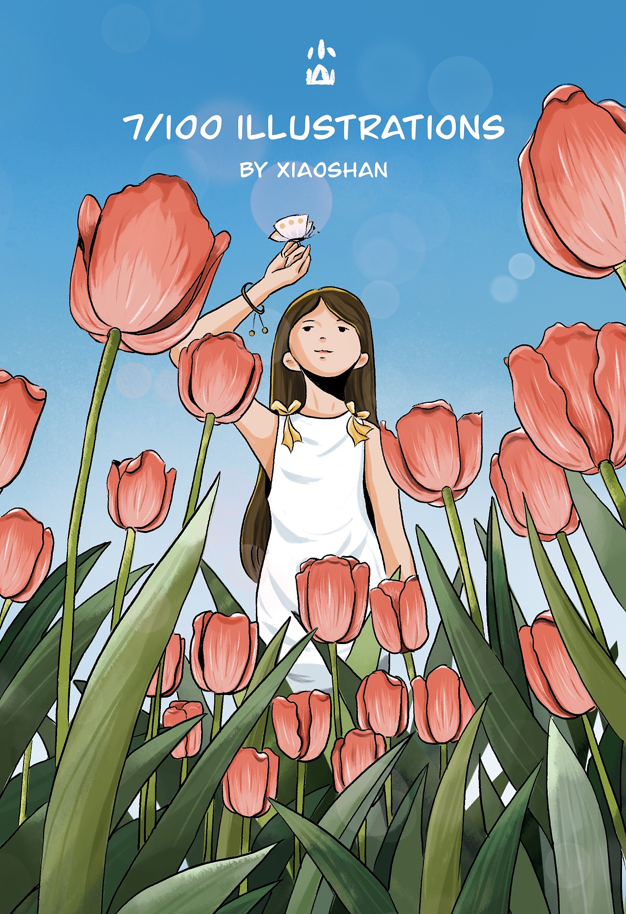 【小山插画】百图斩-7 郁金香