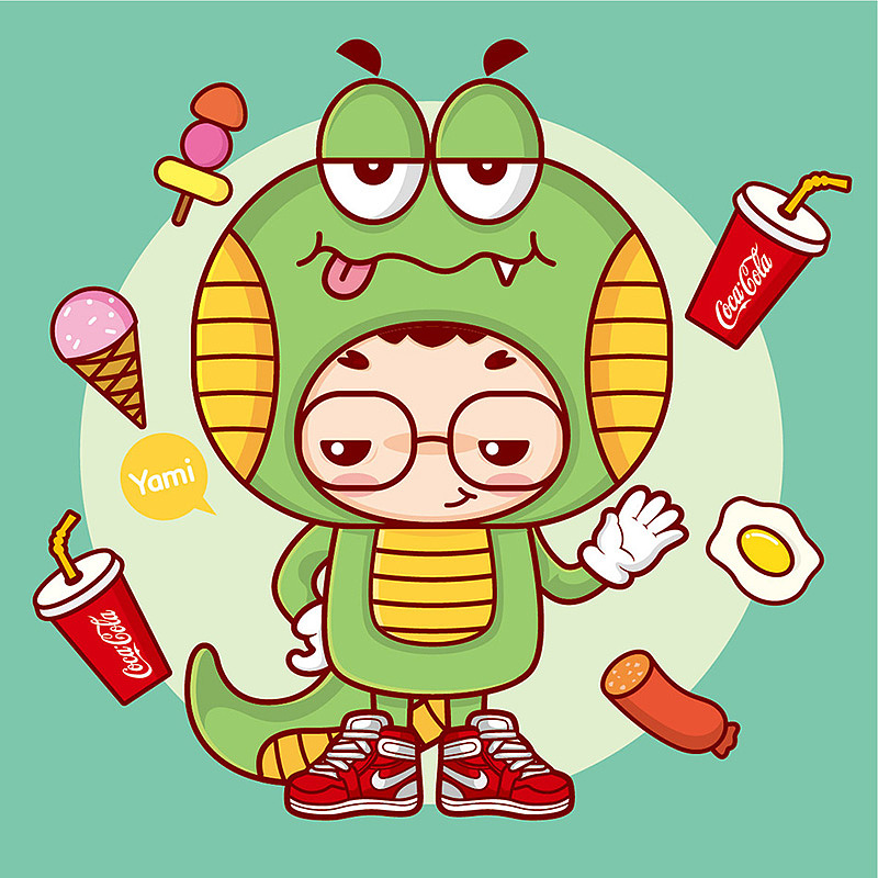 Q版 第一次尝试画自己熟悉的人和物（图ZMjYyMjMwNzA0） - 创作习作 - 站酷设计师赵太守原创素材 - 站酷ZCOOL