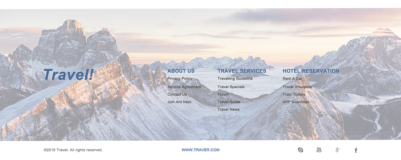 Travel! Web Home（图ZNDY5ODE0NTI=） - 其他网页 - 站酷设计师OJJIA原创素材 - 站酷ZCOOL