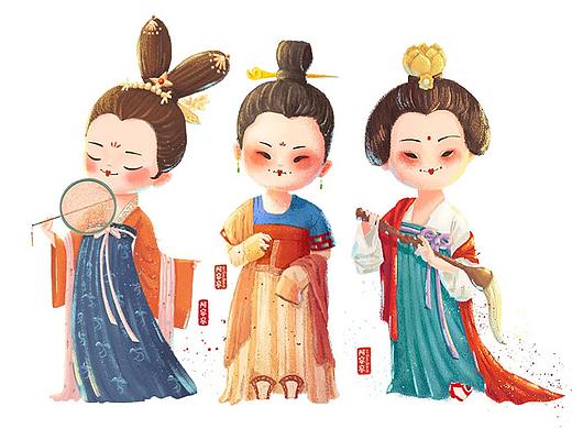 一组国风小人物(14p)