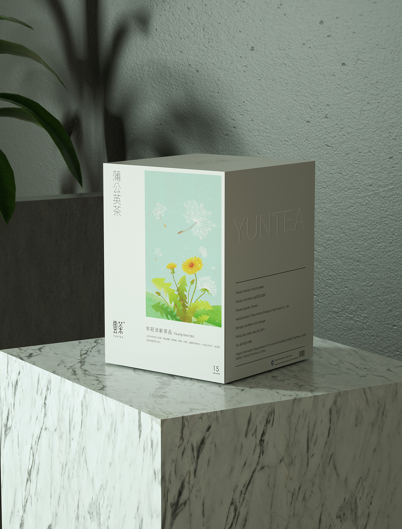 【练习】茶叶包装C4D建模渲染