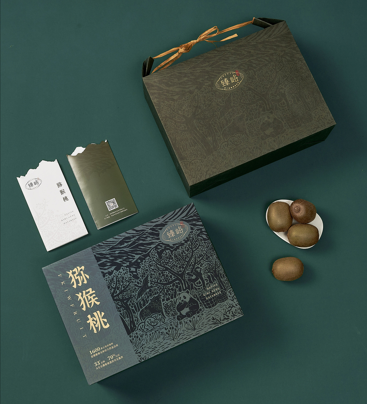 田里优选 × 3721设计 | 版画雕刻的猕猴桃果礼美学（图ZMjcxMDA1MTI4） - 包装 - 站酷设计师3721品牌设计原创素材 - 站酷ZCOOL