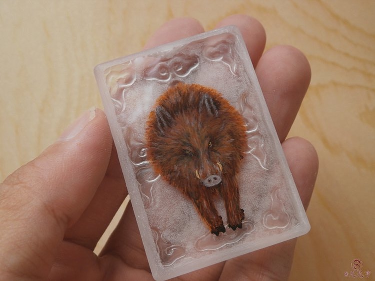 十二生肖动物园 凡尼亨3D树脂画