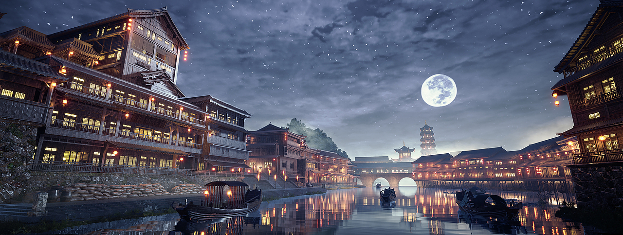 UE4古风场景（图ZMjEyODcyNzgw） - 动画/影视 - 站酷设计师这个道友原创素材 - 站酷ZCOOL