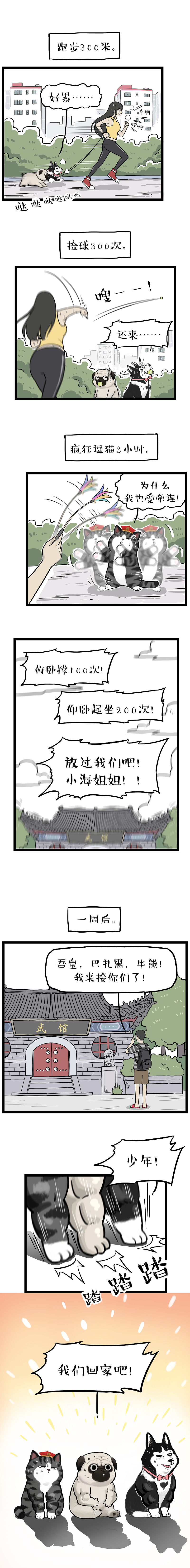 习武之人带娃，竟恐怖如斯！（图ZMjY1NzQwMDI0） - 中/长篇漫画 - 站酷设计师吾皇的白茶原创素材 - 站酷ZCOOL