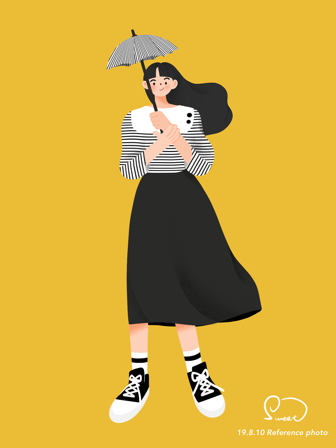 矢量感插图小人