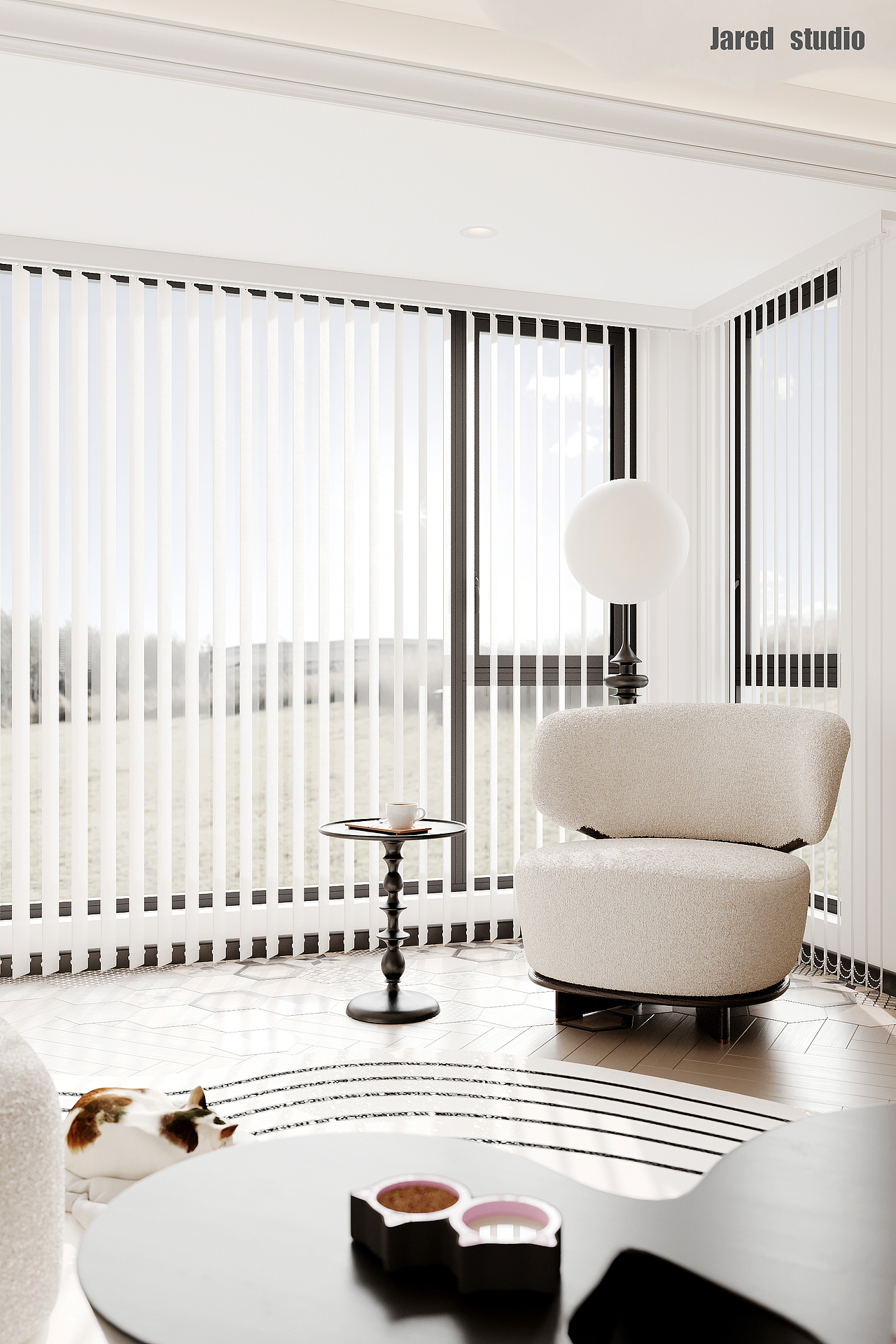 The Beauty of Vintage Style : The living room