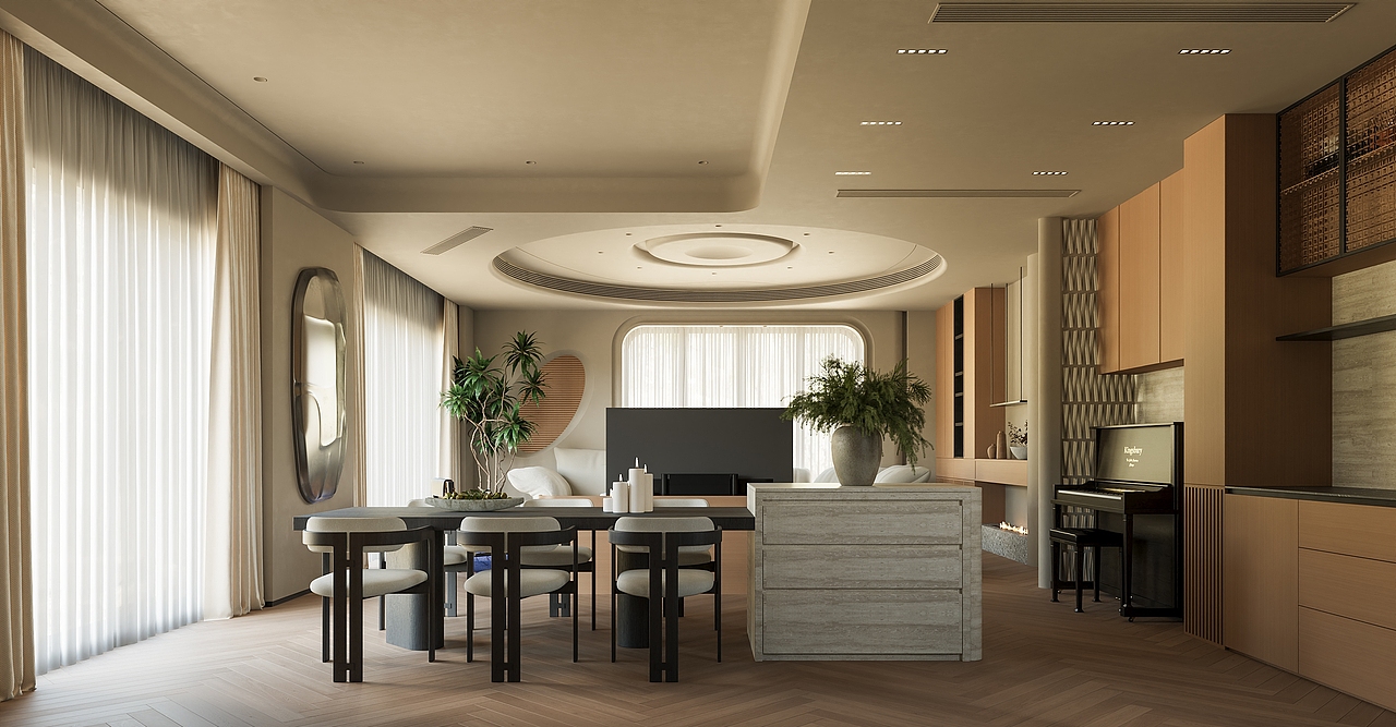 近期渲染，作图可约