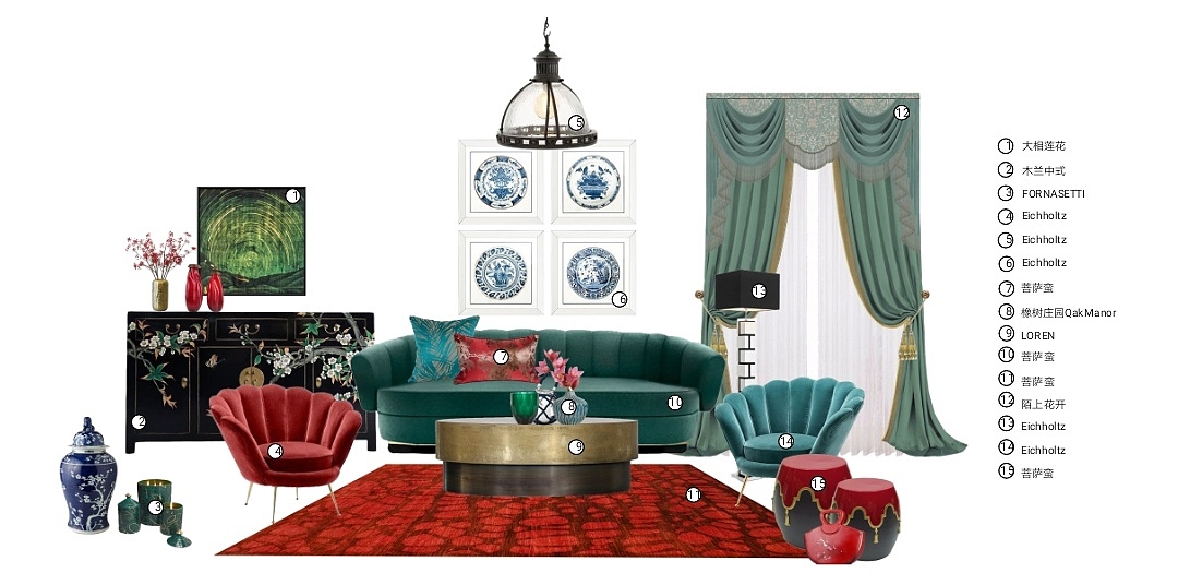 主题软装方案——轻奢\前卫