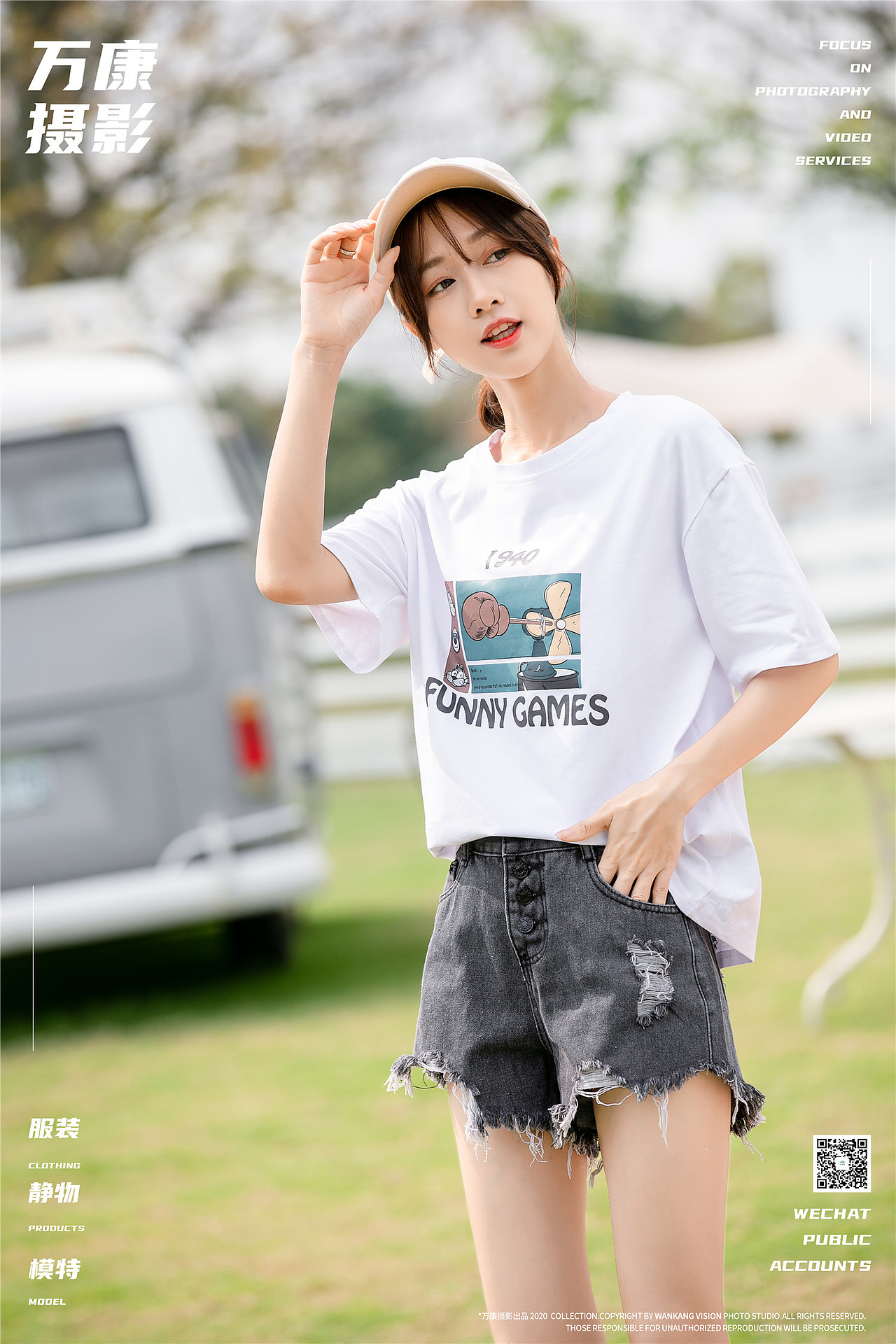 东莞万康摄影 甜美内模女 T恤 外景精拍（图ZMjQ5ODg0NDEy） - 人像摄影 - 站酷设计师万康摄影原创素材 - 站酷ZCOOL