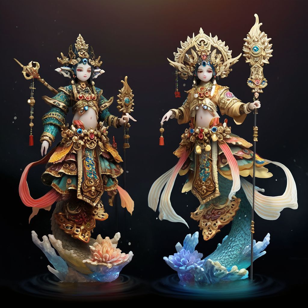 十二星神·双鱼（图ZMzMxNjg2MDAw） - 人物/生物 - 站酷设计师这个石头是stony原创素材 - 站酷ZCOOL