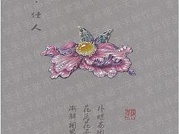 10学员珠宝手绘作品