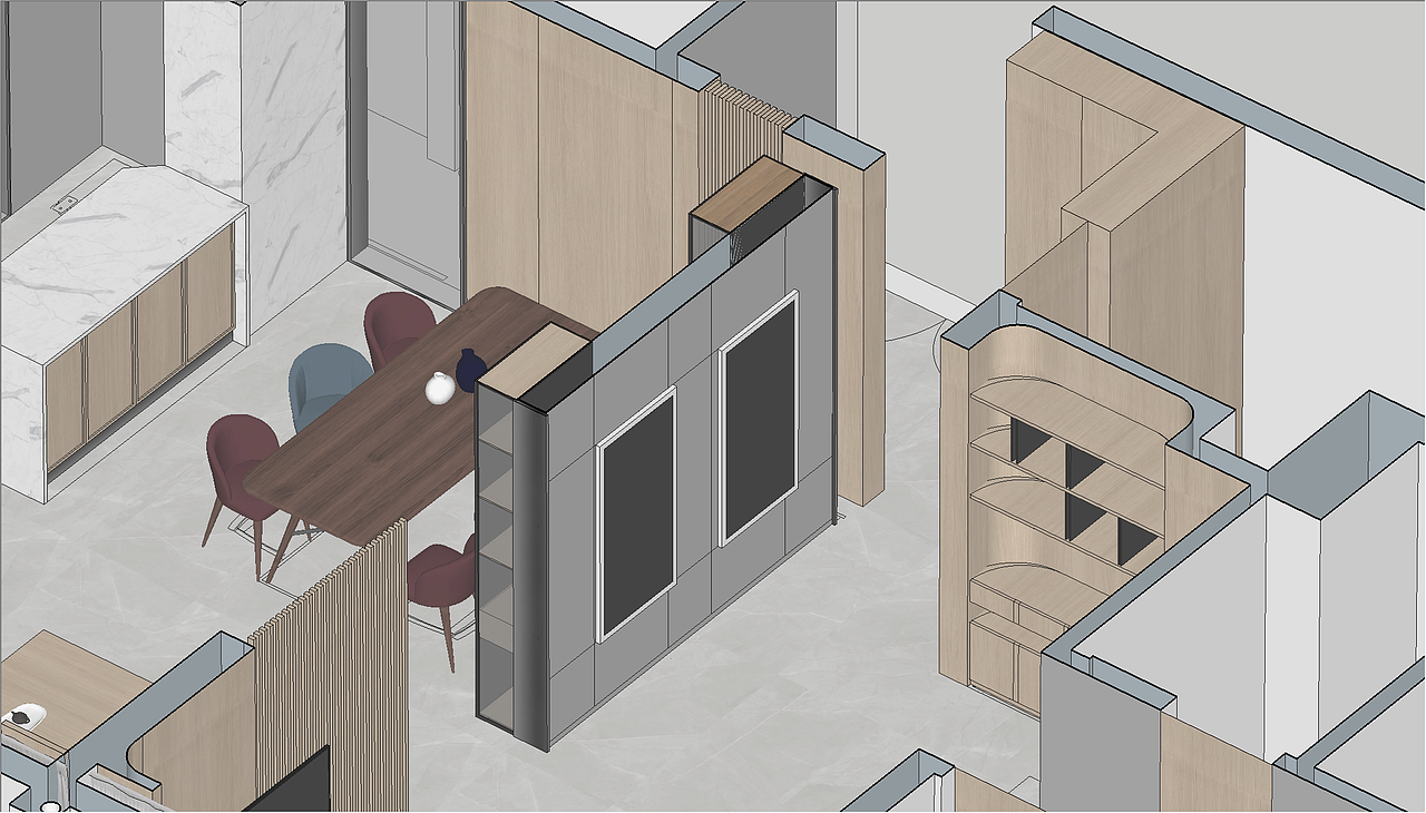 京基御景中央——两套打通的八口之家